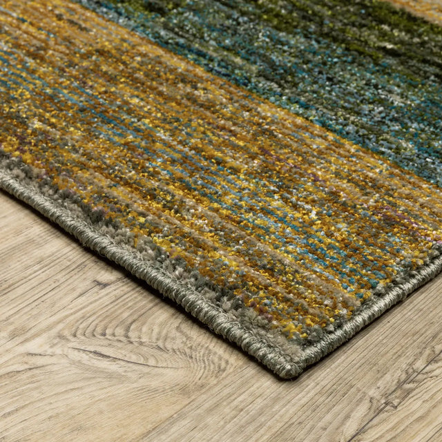 Oriental Weavers Sphinx Strada Str04 Multi/ Multi Rugs - corner detail