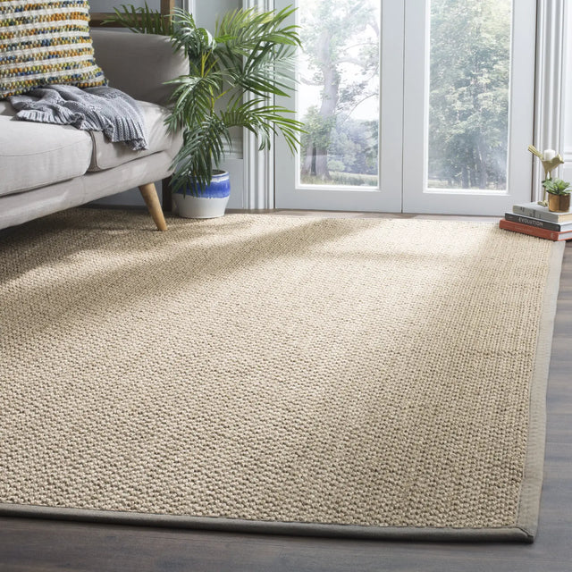 Safavieh Natural Fiber 6'-0" x 9'-0" Rug in Natural / Grey