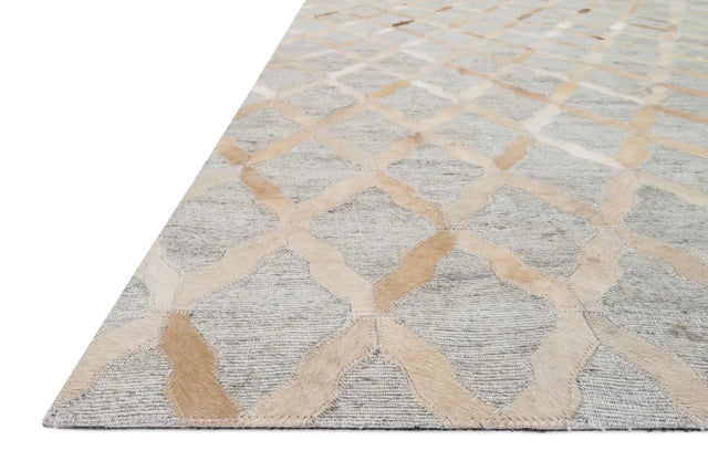 Loloi Dorado Db-04 Grey / Sand Rugs - rug corner