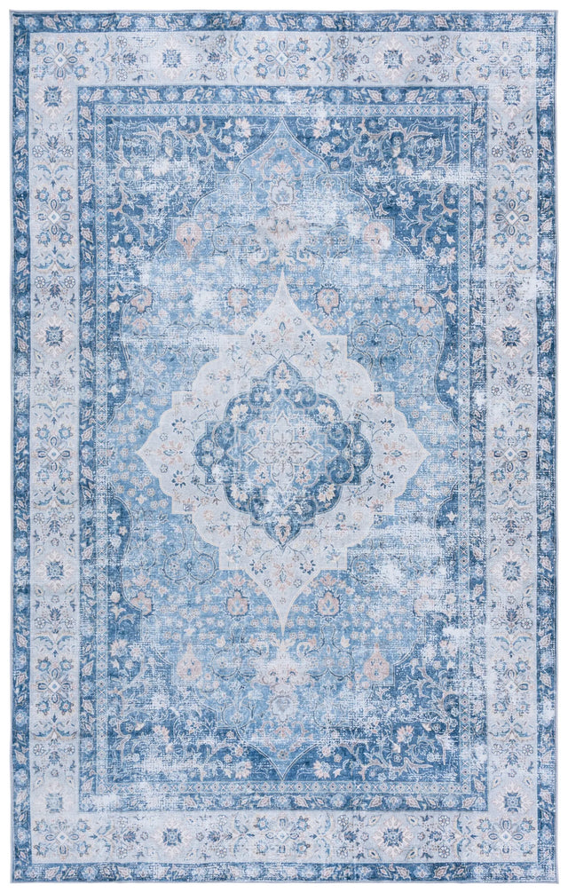 Safavieh Arizona 4'-0" x 6'-0" Rug in Blue / Light Blue