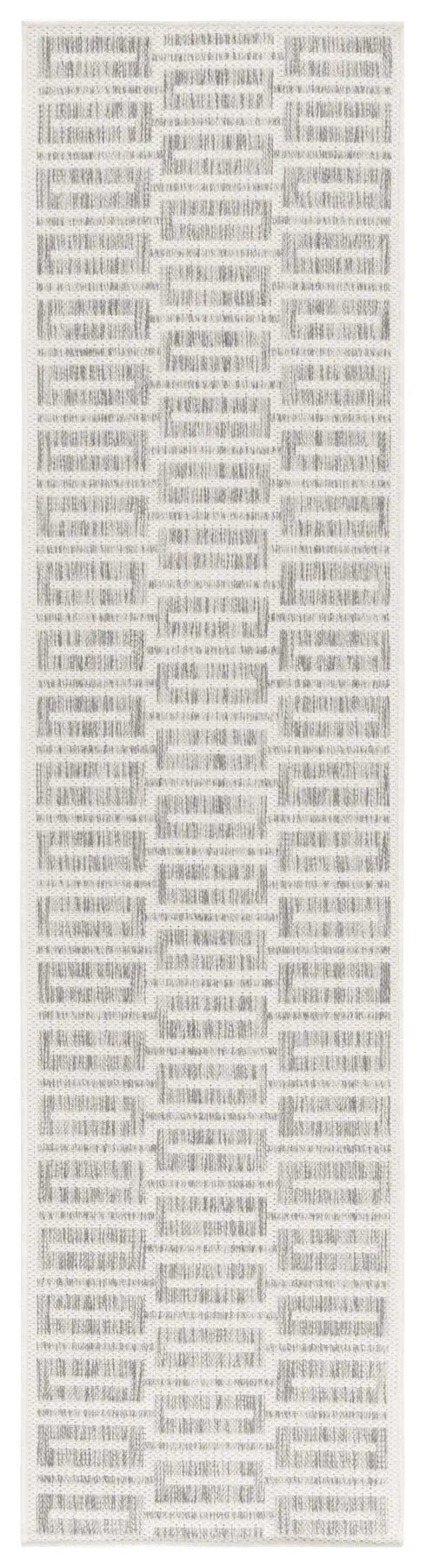 Safavieh Beach House 2'-0" x 8'-0" Rug in Grey / Ivory