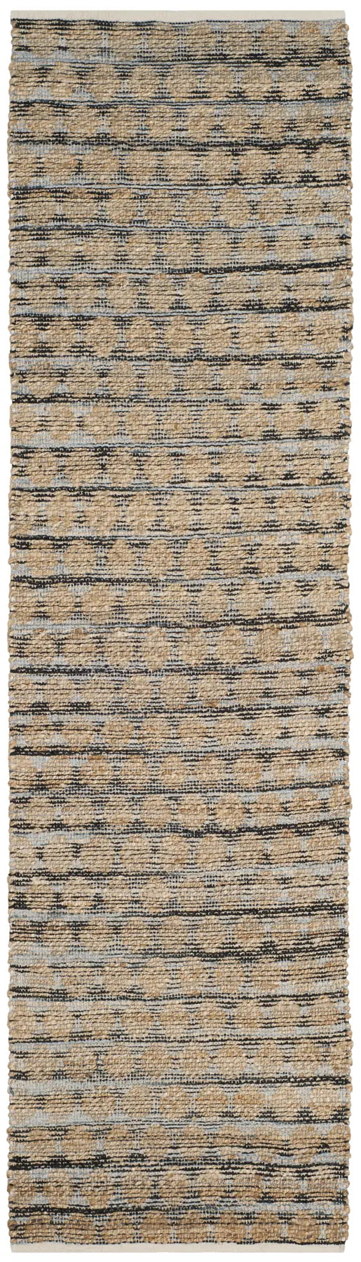 Safavieh Cape Cod 2'-3" x 8'-0" Rug in Black / Natural