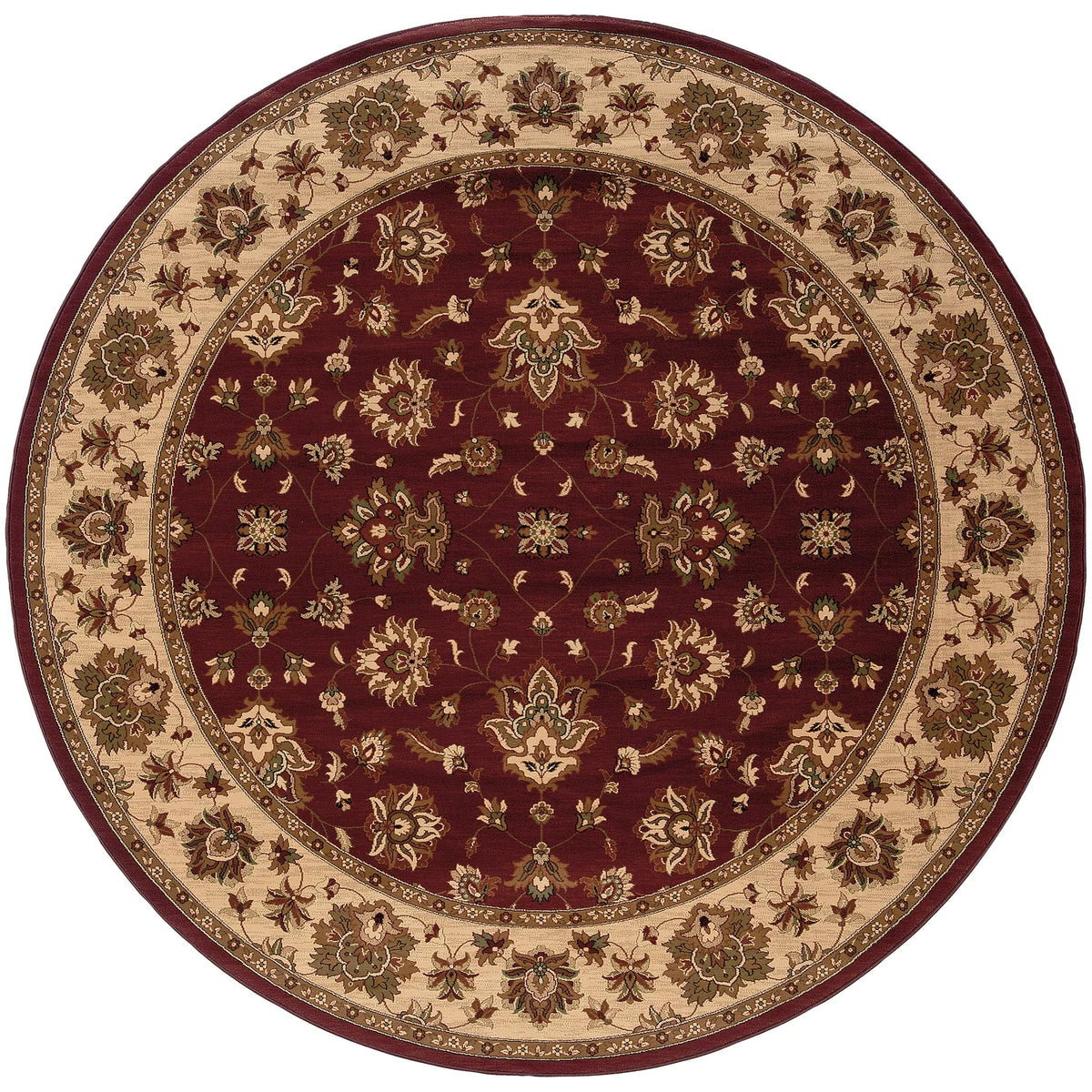 Oriental Weavers Sphinx Ariana 623v3 Red / Ivory Rugs - main flat