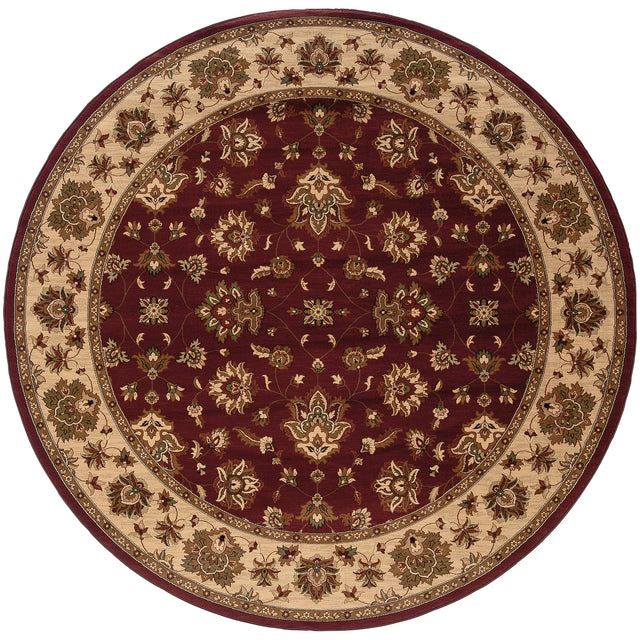 Oriental Weavers Sphinx Ariana 623v3 Red / Ivory Rugs - main flat