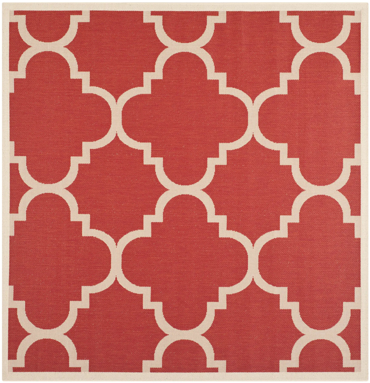 Safavieh Courtyard 6'-7" x 6'-7" Rug in Red