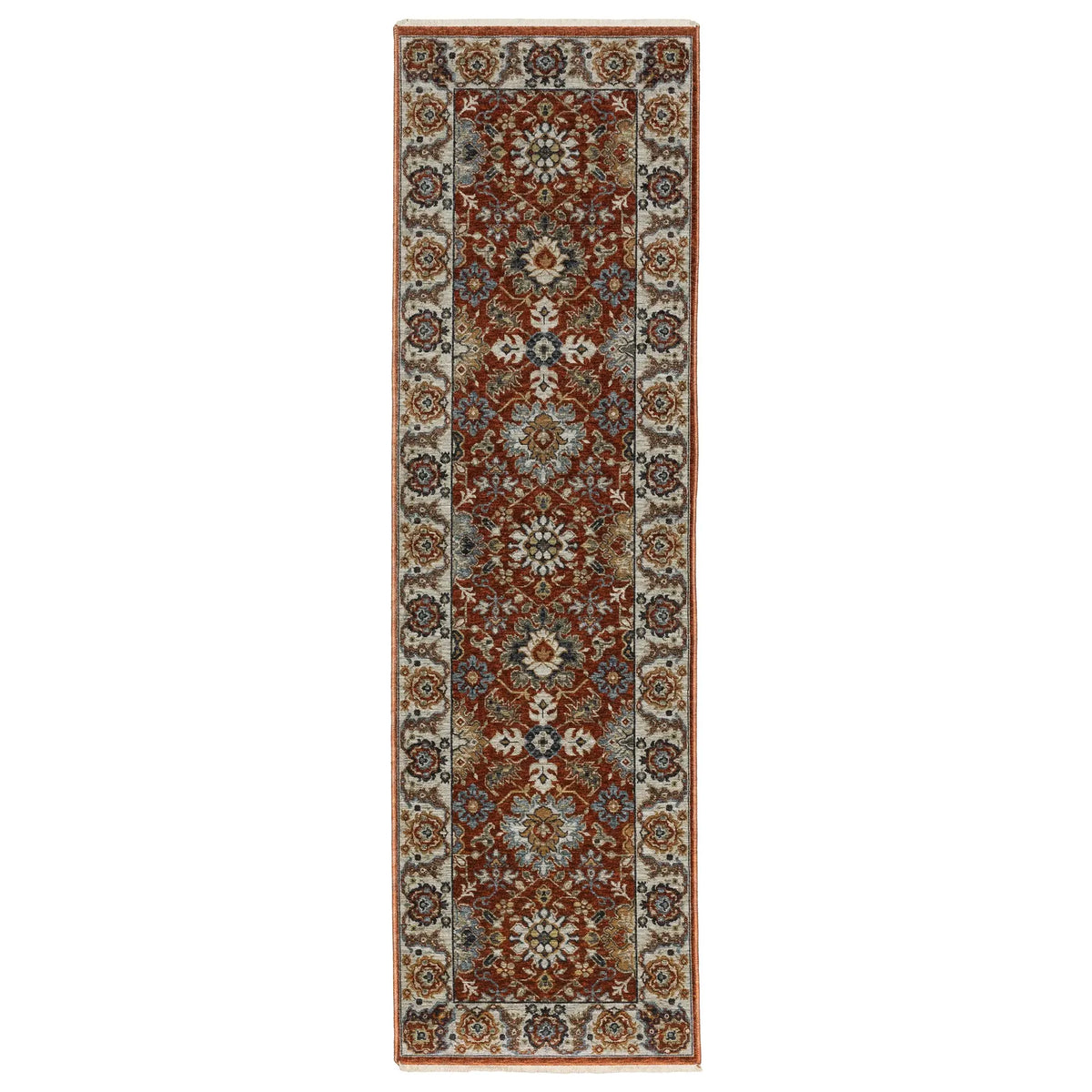 Oriental Weavers Sphinx Aberdeen 562R1 Red/ Ivory Rugs - runner