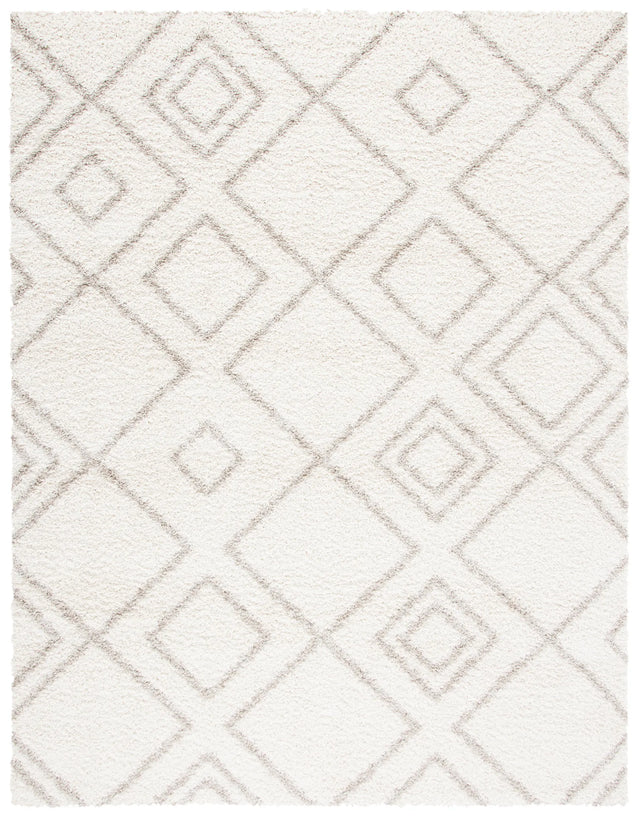 Safavieh Arizona Shag 10'-0" x 14'-0" Rug in Ivory / Beige