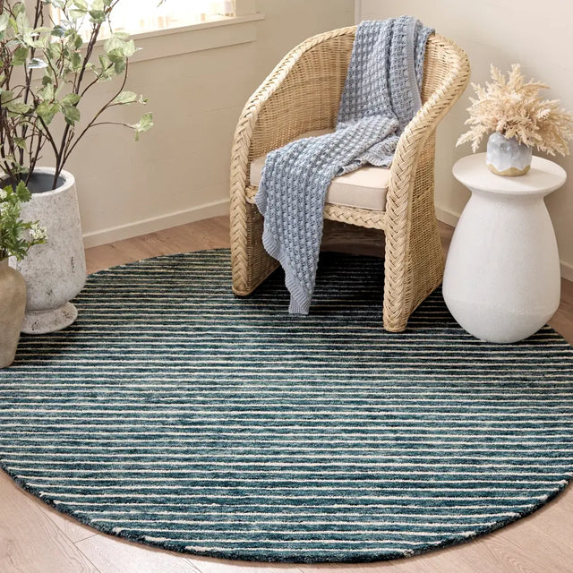 Safavieh Ebony 6'-0" x 6'-0" Rug in Blue
