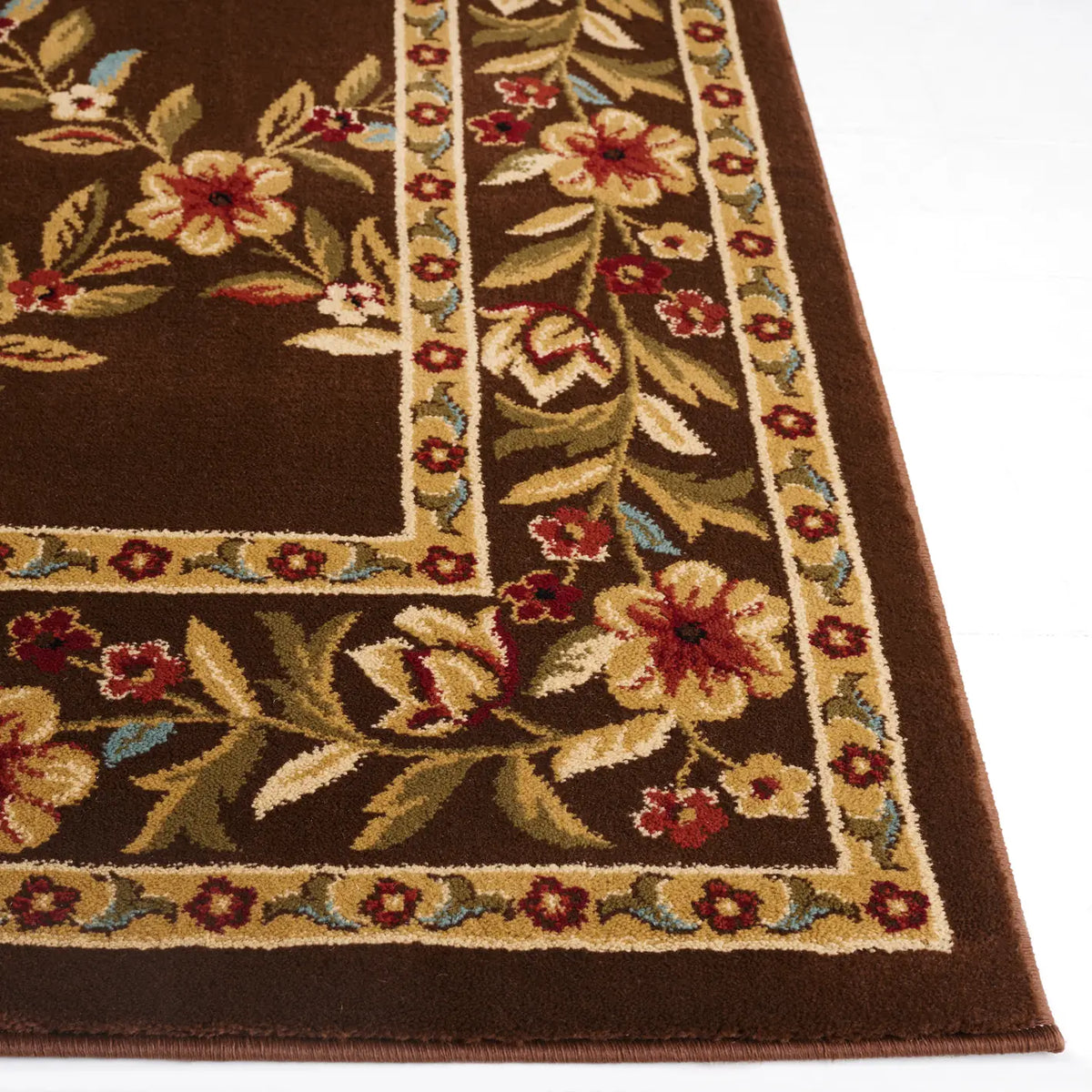 Safavieh Lyndhurst 5'-3" x 7'-6" Rug in Brown / Brown