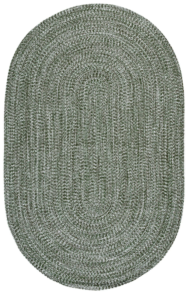 Safavieh Braided 5'-0" x 8'-0" Rug in Dark Green