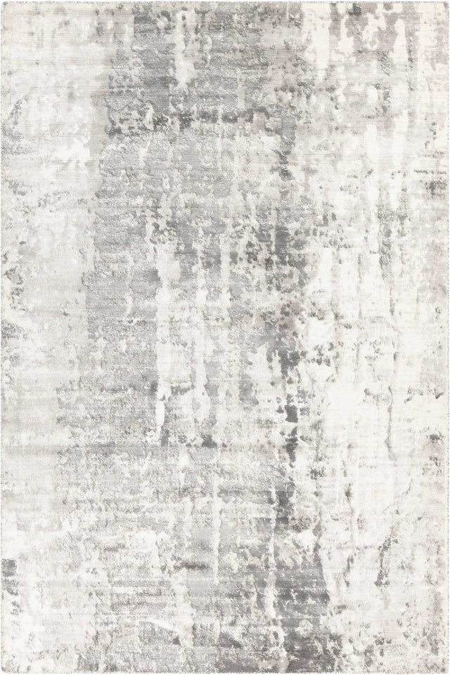 Chandra Dawn DAW-52306 Gray / White rug, flat view