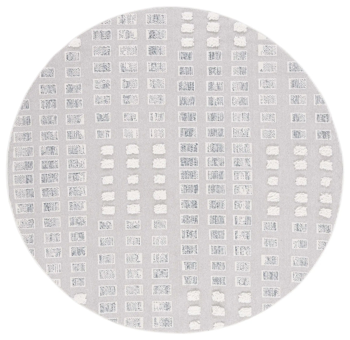 Safavieh Trends 6'-7" x 6'-7" Rug in Grey / Ivory