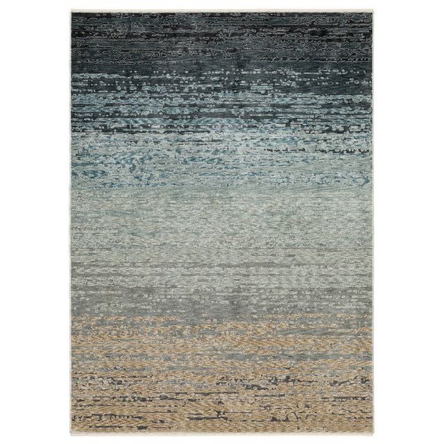 Oriental Weavers Sphinx ECHO ECH09 Blue Abstract Rugs - main flat