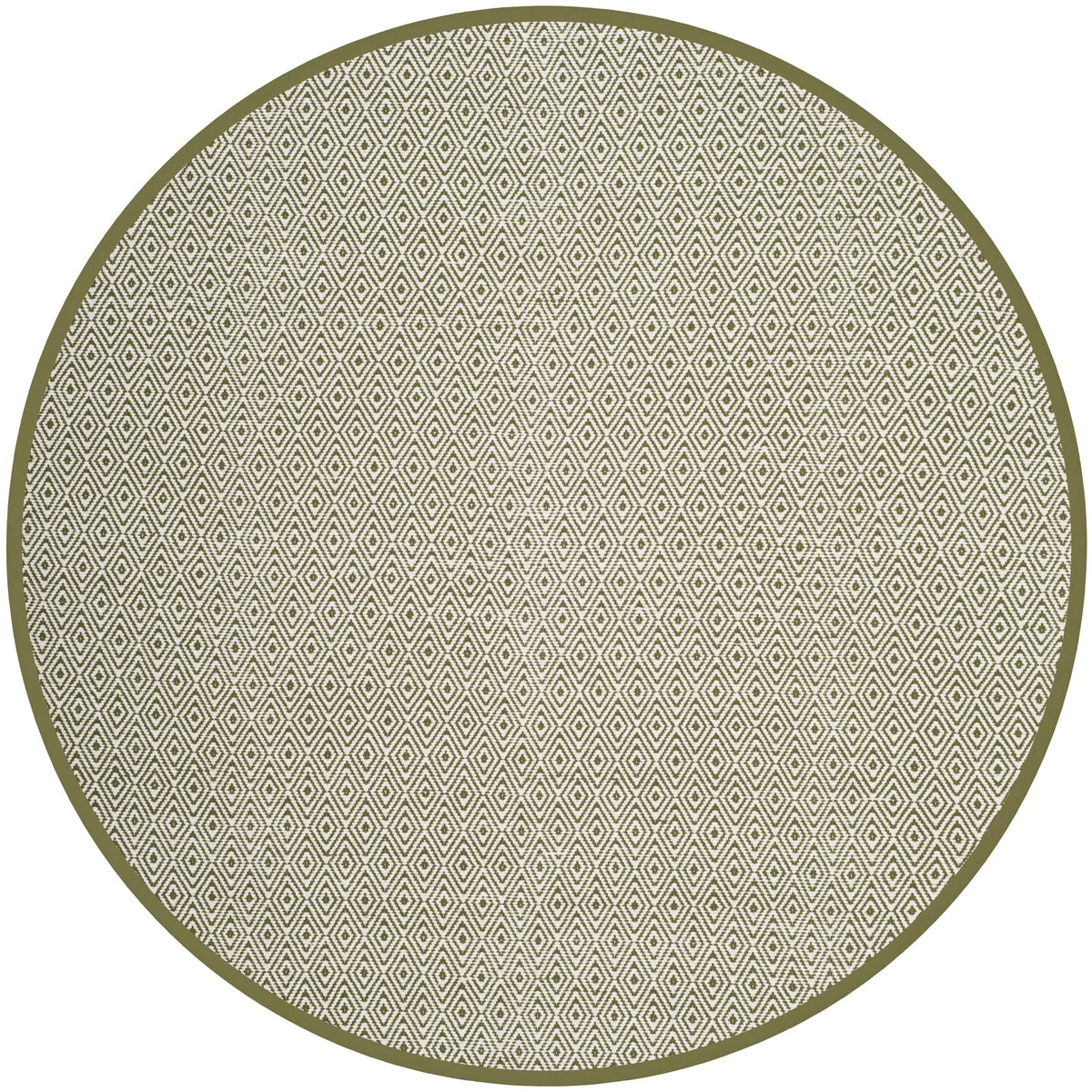 Safavieh Montauk 6'-0" x 6'-0" Rug in Ivory / Green