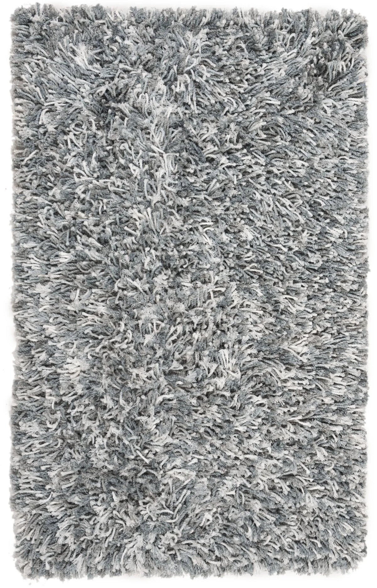 Safavieh Rio Shag 3'-0" x 5'-0" Rug in Grey / Ivory