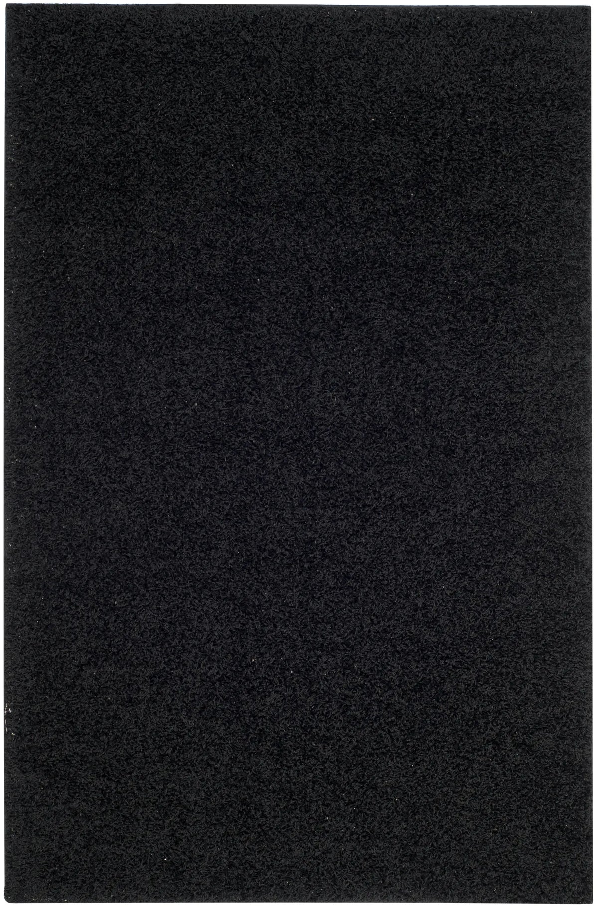 Safavieh Sga-Athens Shag 4'-0" x 6'-0" Rug in Black