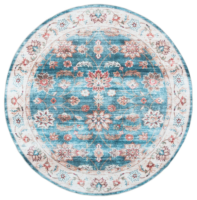 Safavieh Martha Stewart Washable 6'-0" x 6'-0" Rug in Green / Beige