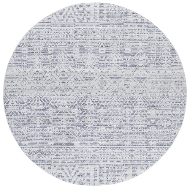 Safavieh Hunter 100 6'-7" x 6'-7" Rug in Ivory Grey / Dark Grey / Beige