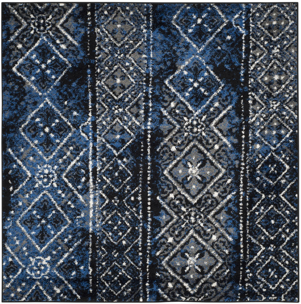 Safavieh Adirondack 6'-0" x 6'-0" Rug in Blue / Black