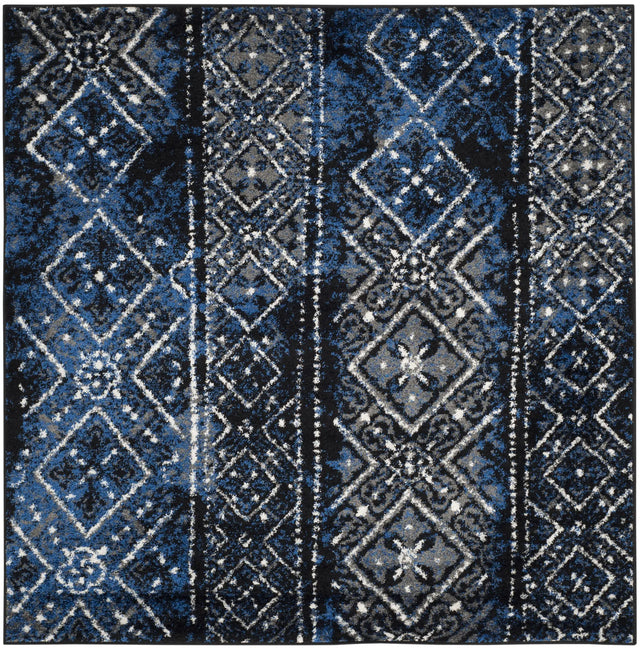 Safavieh Adirondack 6'-0" x 6'-0" Rug in Blue / Black