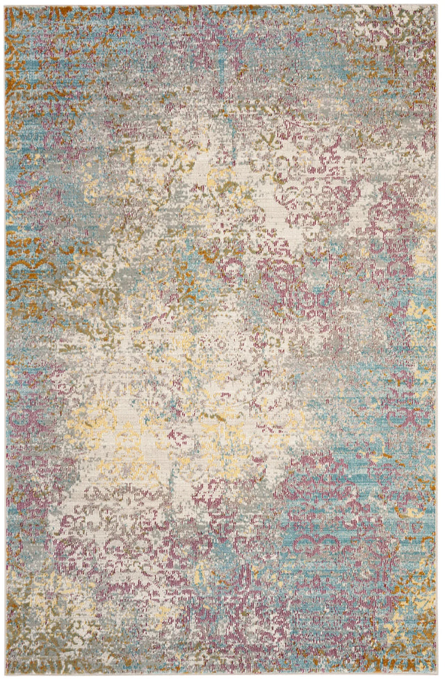 Safavieh Aria 4'-0" x 6'-0" Rug in Cream / Multi