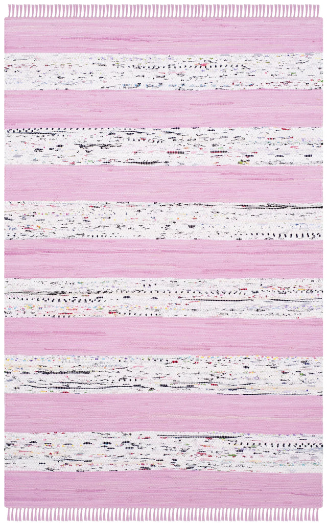 Safavieh Montauk 4'-0" x 6'-0" Rug in Ivory / Light Pink