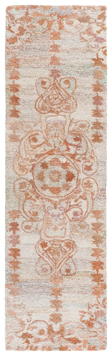 Safavieh Marquee 2'-3" x 8'-0" Rug in Orange / Beige