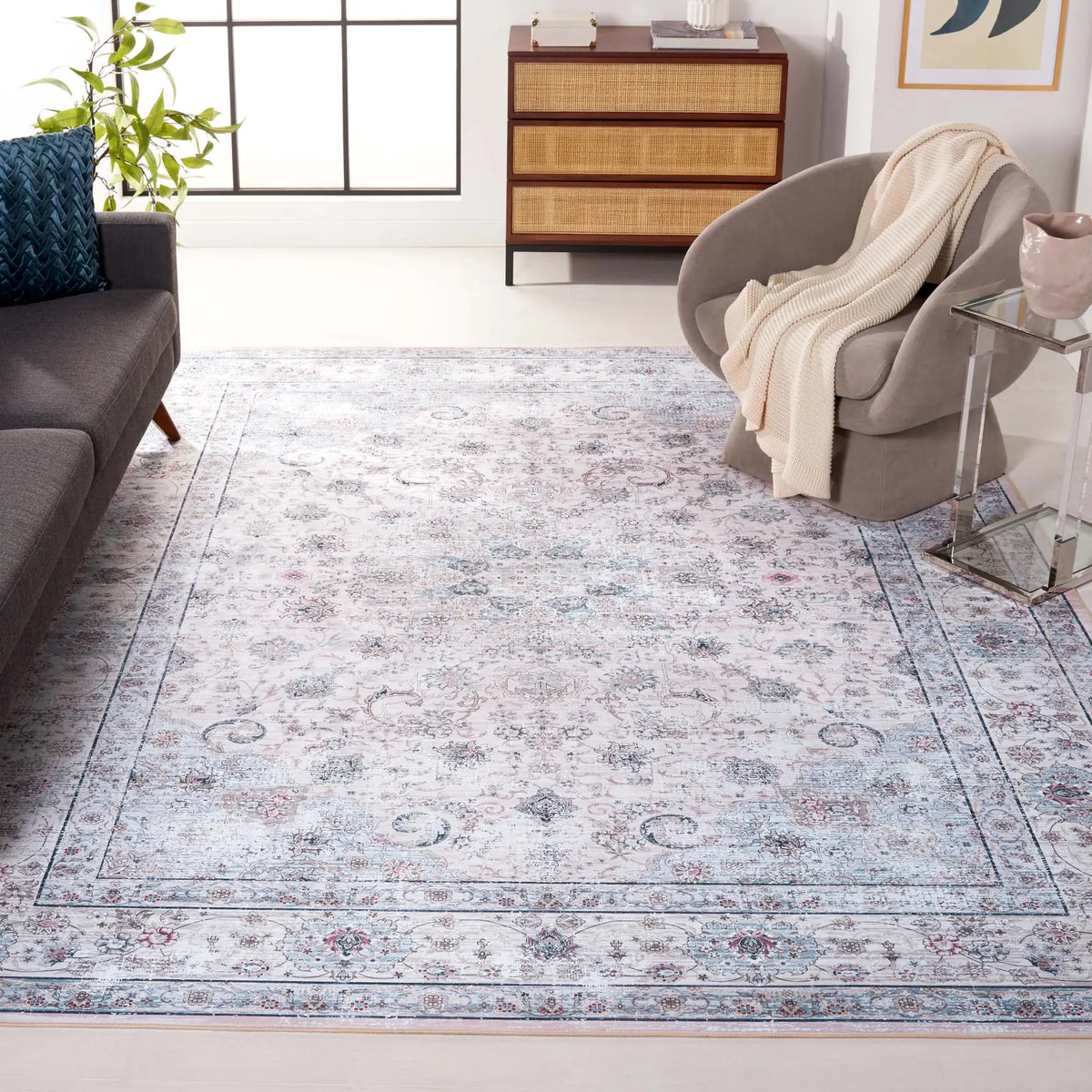 Safavieh Tucson 10'-0" x 14'-0" Rug in Beige / Green