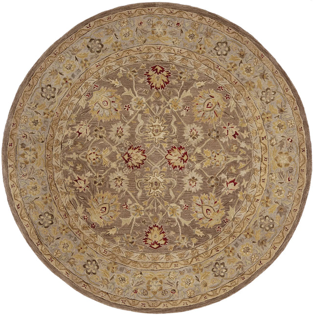 Safavieh Anatolia 8'-0" x 8'-0" Rug in Tan / Ivory
