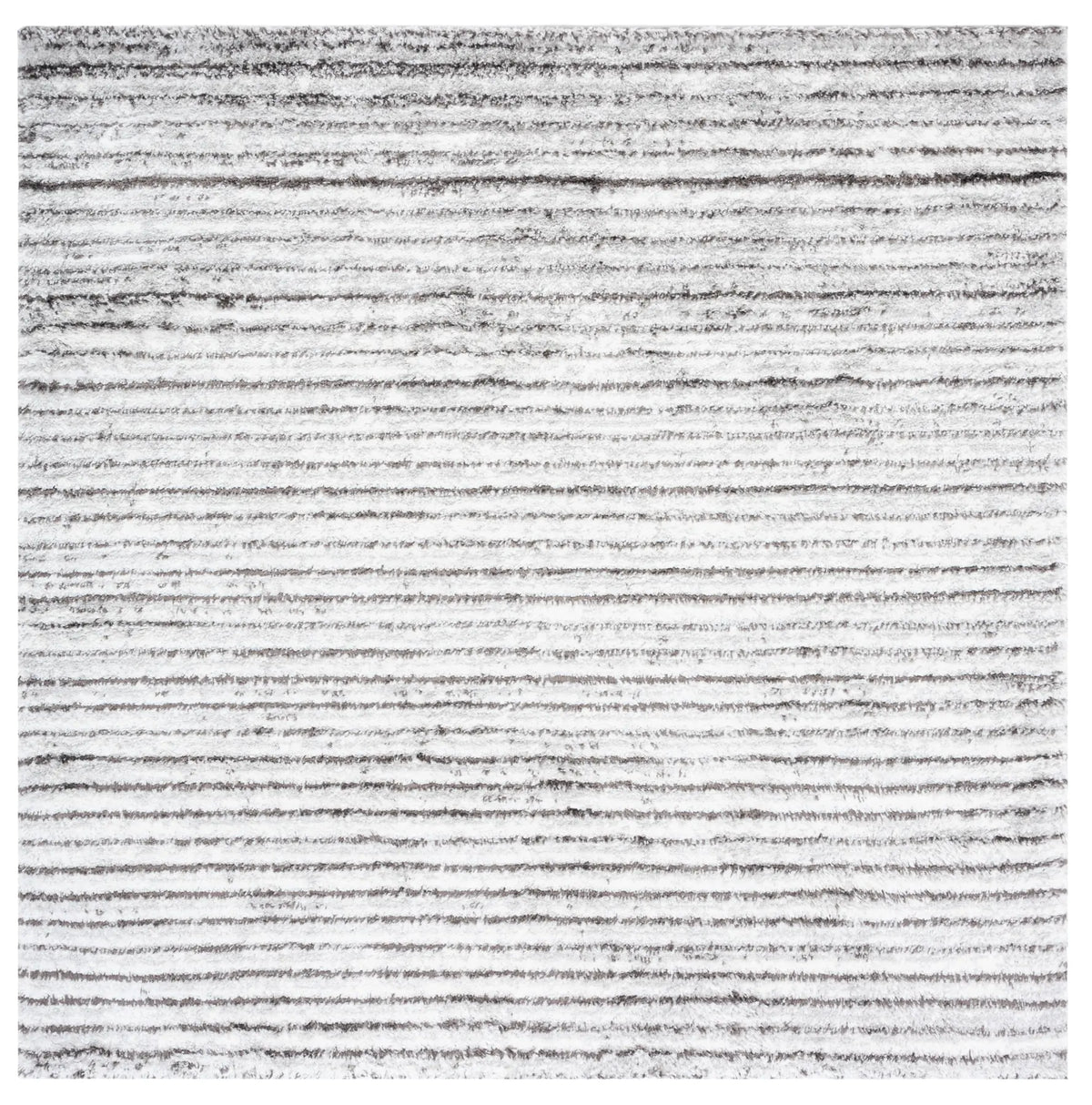Safavieh Berber Shag 7'-0" x 7'-0" Rug in Grey / Dark Grey