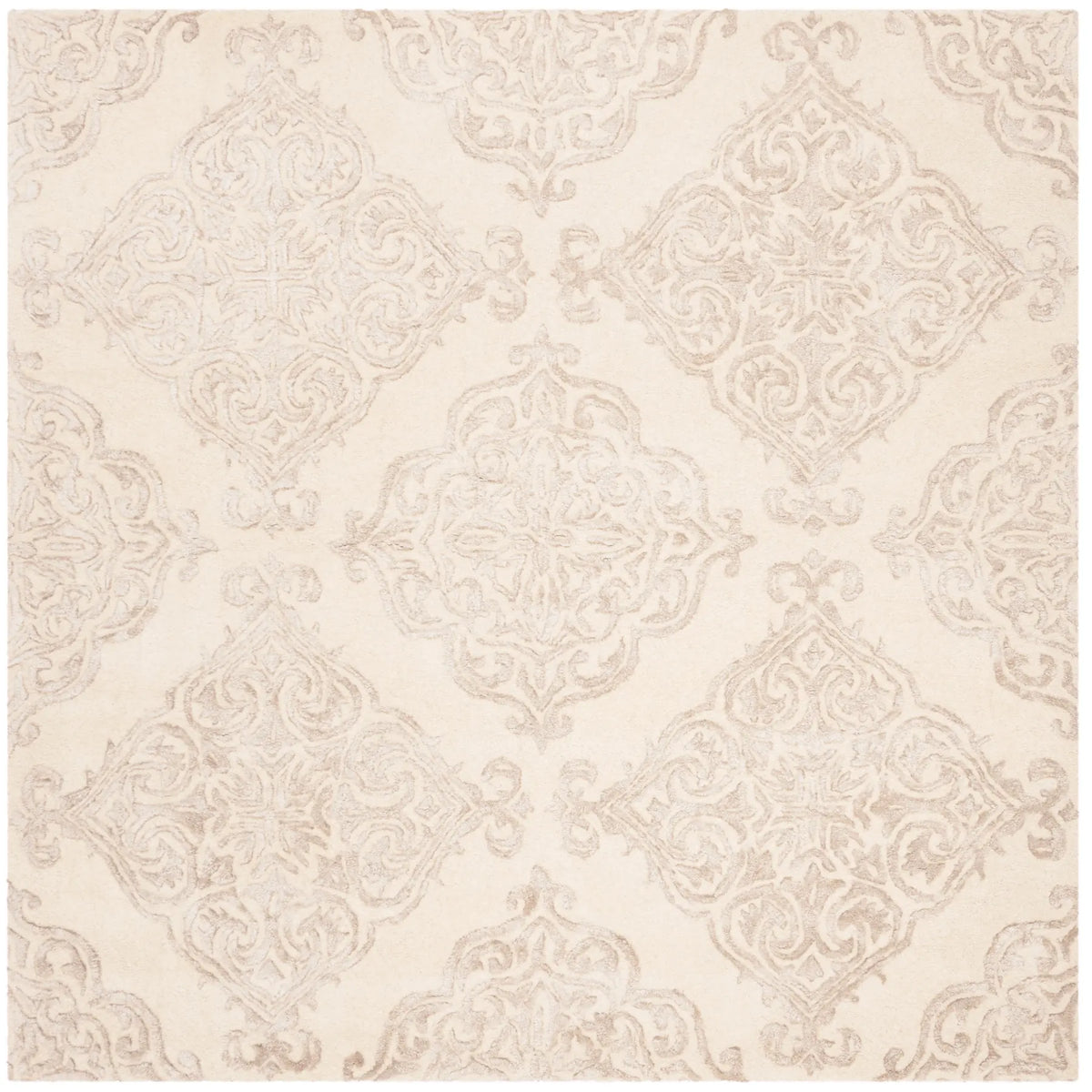 Safavieh Glamour 6'-0" x 6'-0" Rug in Ivory / Beige