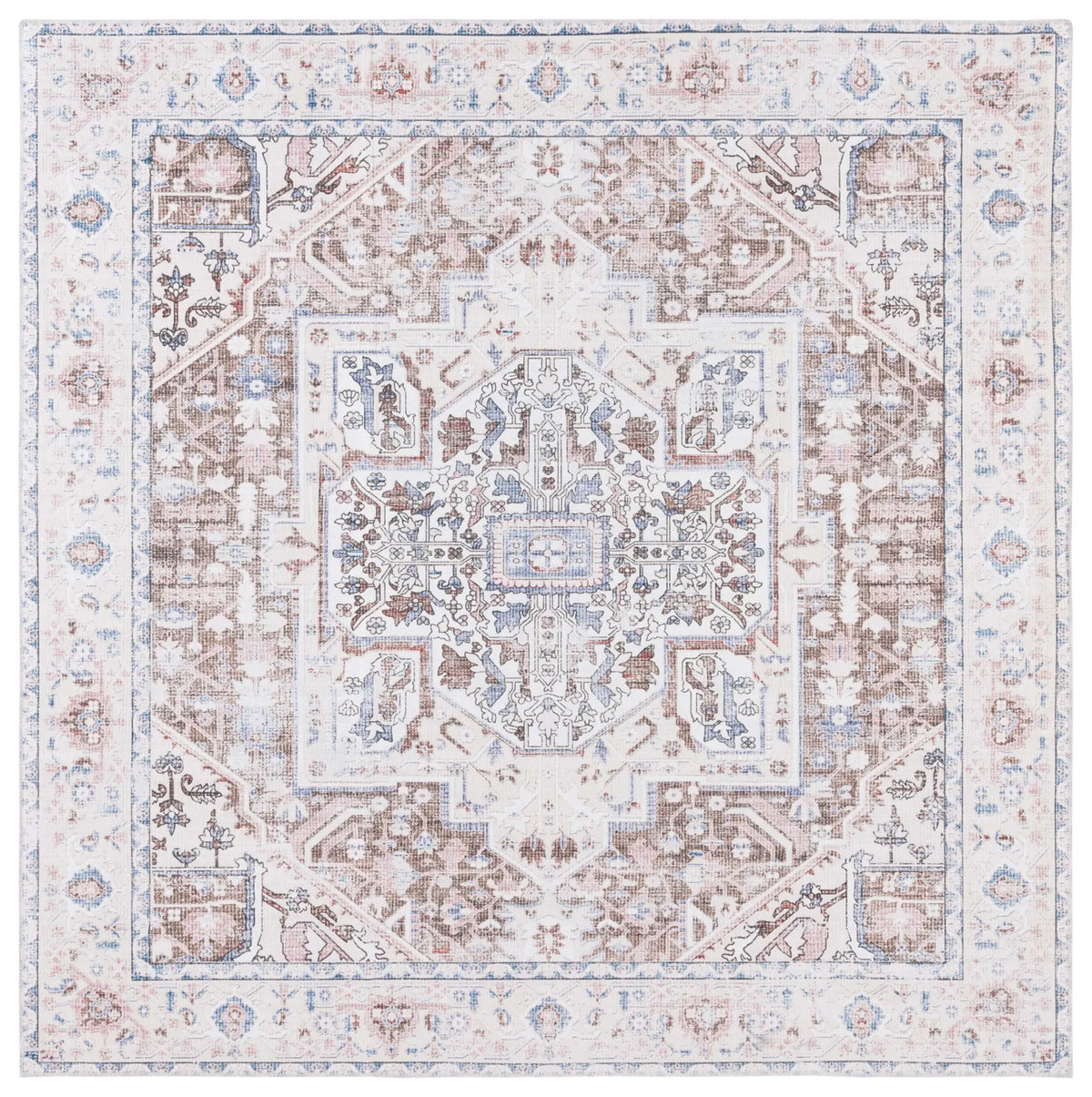 Safavieh Arizona 6'-0" x 6'-0" Rug in Taupe / Beige