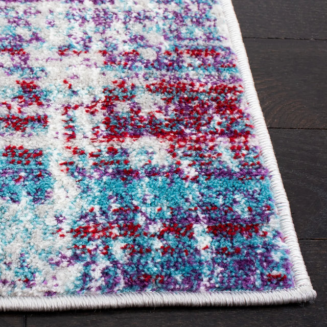 Safavieh Skyler 4'-0" x 6'-0" Rug in Silver / Purple