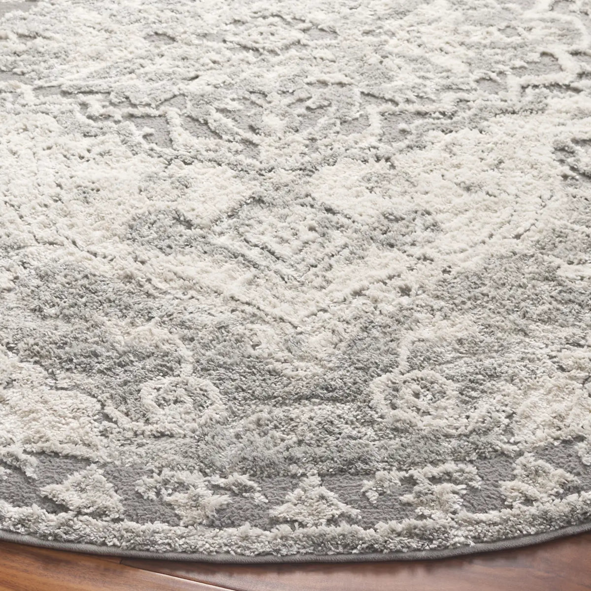 Safavieh Luna 6'-7" x 6'-7" Rug in Grey / Ivory