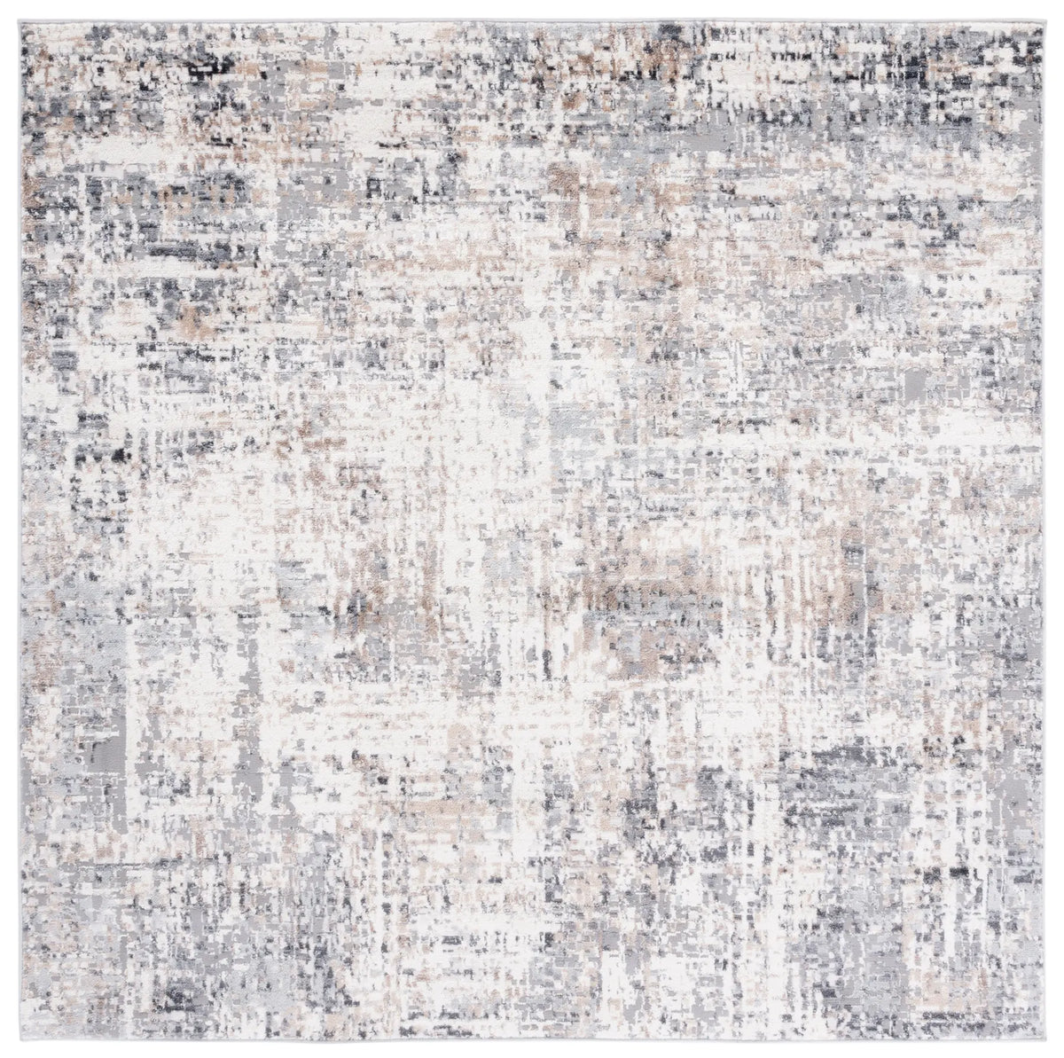 Safavieh Shivan 100 6'-7" x 6'-7" Rug in Ivory / Grey
