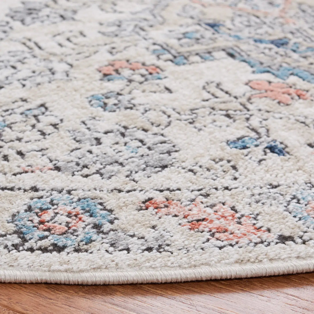 Safavieh Oregon 800 6'-7" x 6'-7" Rug in Grey / Blue