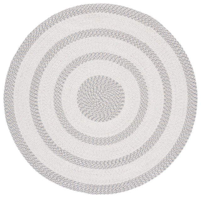 Safavieh Braided 800 5'-0" x 5'-0" Rug in Ivory / Grey