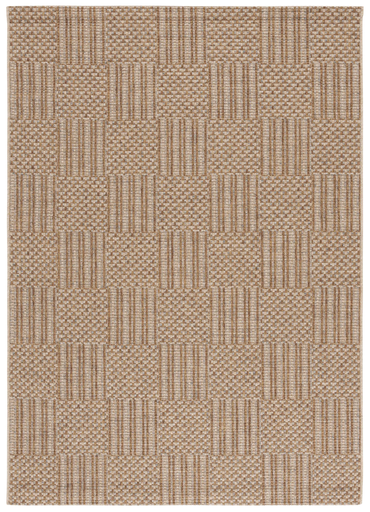 Safavieh Sisal All-Weather 4'-0" x 6'-0" Rug in Natural / Grey