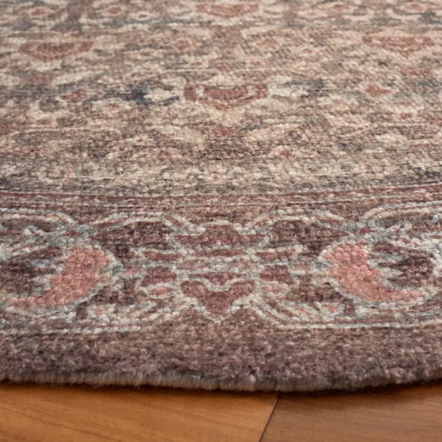 Safavieh Restoration Vintage 6'-0" x 6'-0" Rug in Brown / Ivory