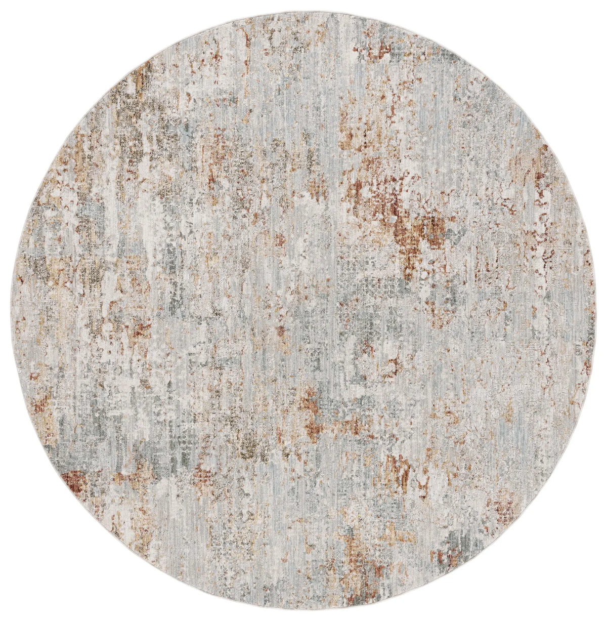 Safavieh Adrianna 6'-7" x 6'-7" Rug in Blue / Rust