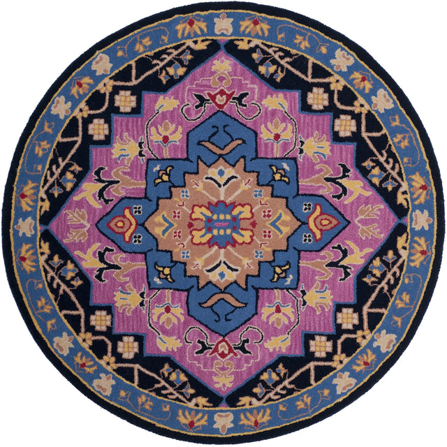 Safavieh Bellagio 5'-0" x 5'-0" Rug in Pink / Multi