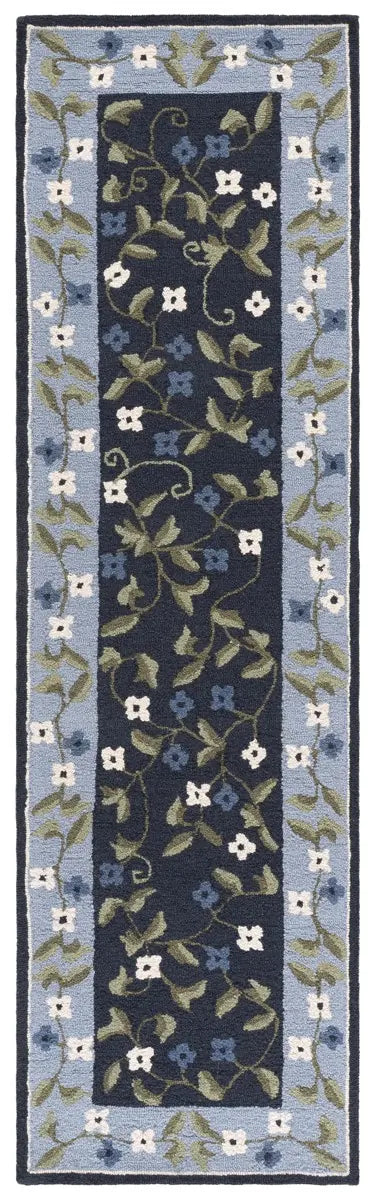 Safavieh Martha Stewart 2'-3" x 8'-0" Rug in Navy / Light Blue