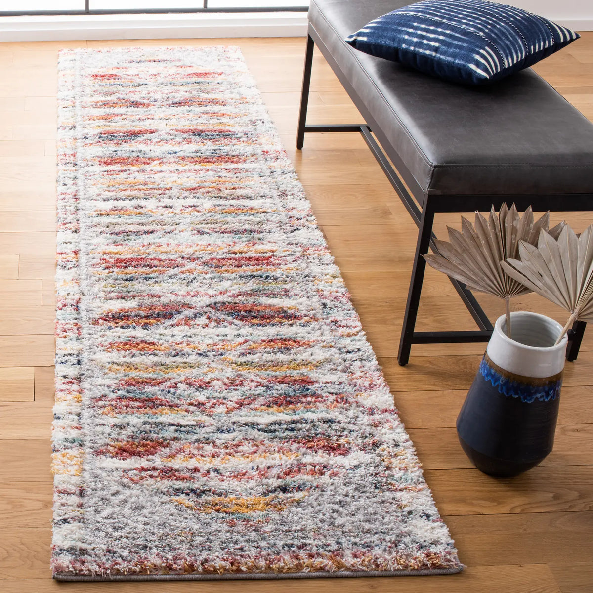 Safavieh Calista 2'-3" x 9'-0" Rug in Ivory / Rust