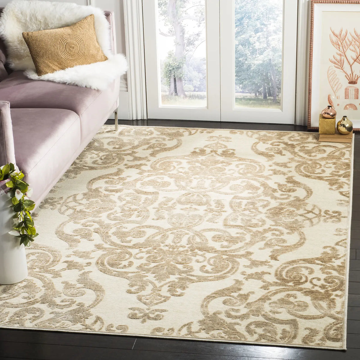 Safavieh Paradise 4'-0" x 5'-7" Rug in Stone