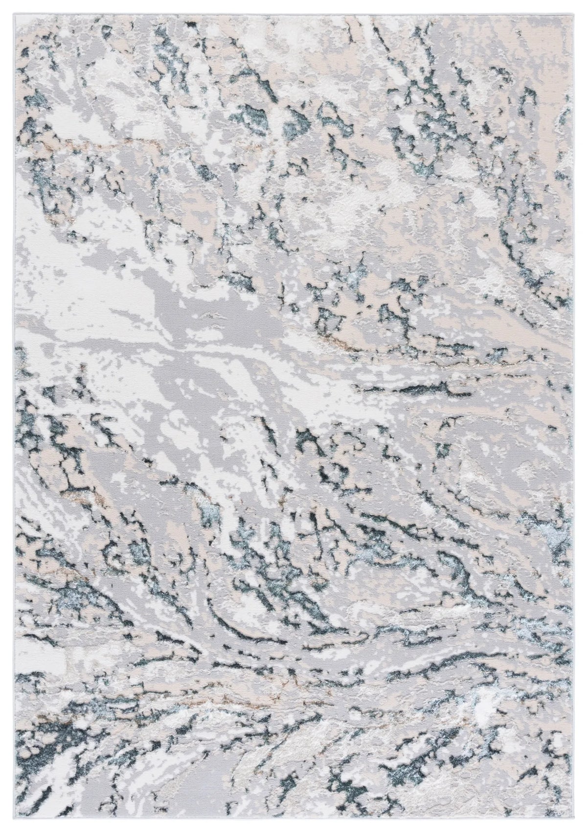 Safavieh Alenia 100 4'-0" x 6'-0" Rug in Grey / Blue