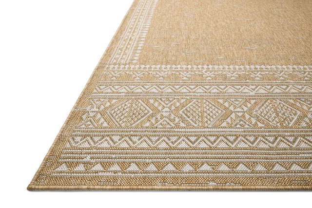Loloi Easton ESN-01 Ivory / Wheat Rug - rug corner