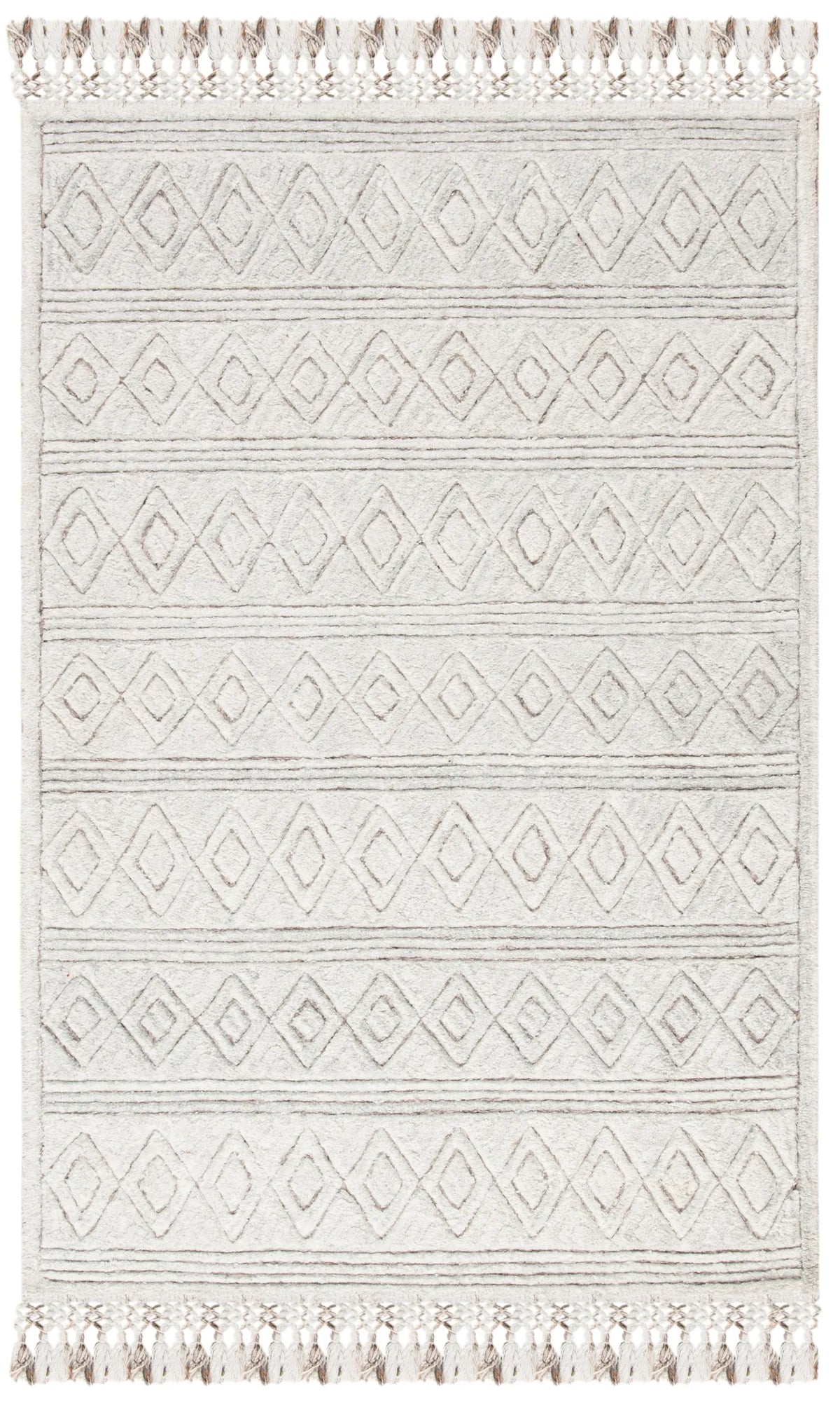 Safavieh Casablanca 4'-0" x 6'-0" Rug in Silver