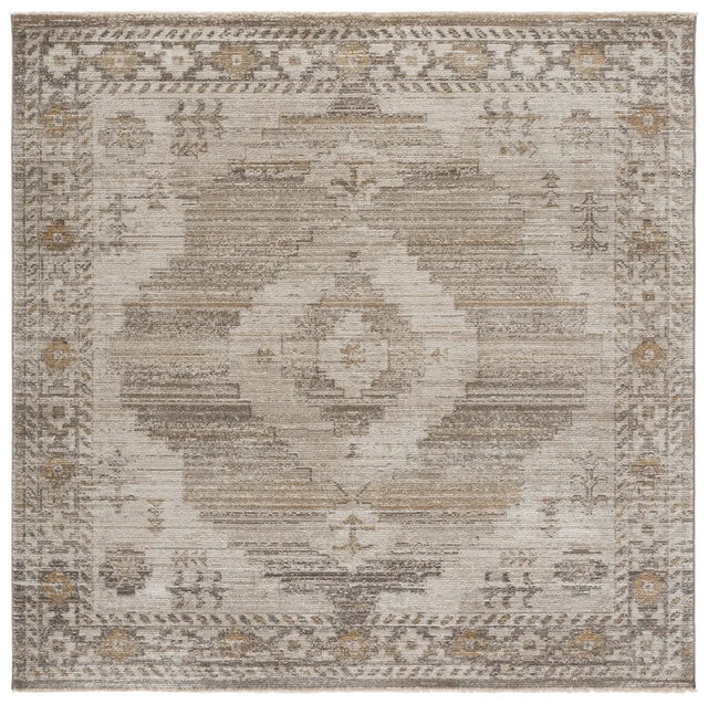 Safavieh Hazel 500 6'-0" x 6'-0" Rug in Beige / Ivory