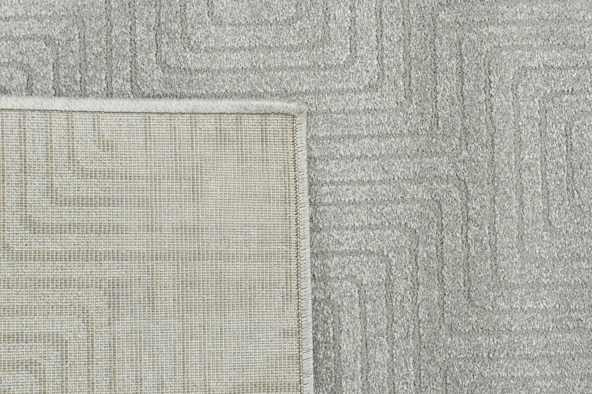 Dynamic Rugs Quin 41009 Light Grey Rugs - Corner