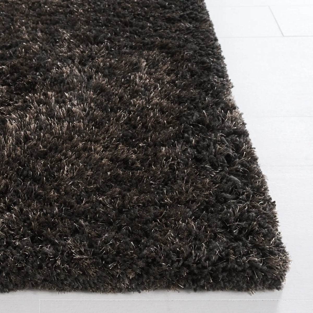 Safavieh Sg-Sbs-South Beach Shag 5'-0" x 8'-0" Rug in Charcoal